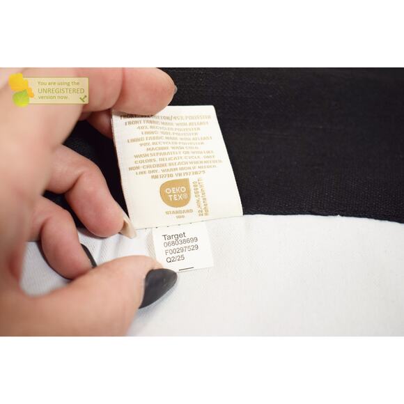 Threshold 50x63" Blackout Henna Curtain Panel Black 068038699 (Marks)* - Picture 7 of 8